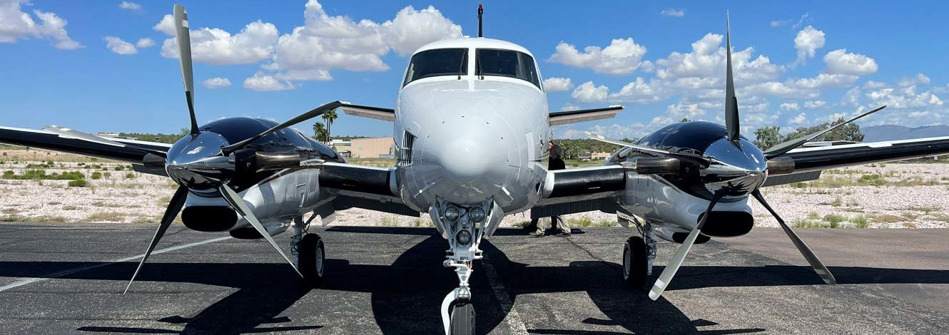 King Air C90 with Avia Propeller V510